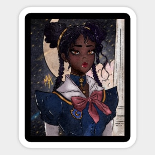 Black Sailor Moon Sticker